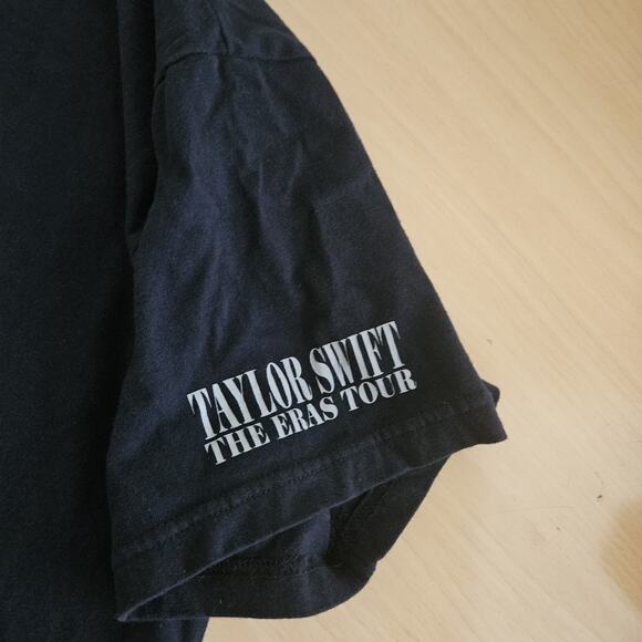 TAYLOR SWIFT The ERAS Tour Official Merch Tour T Shirt Black XL - Picture 4 of 5
